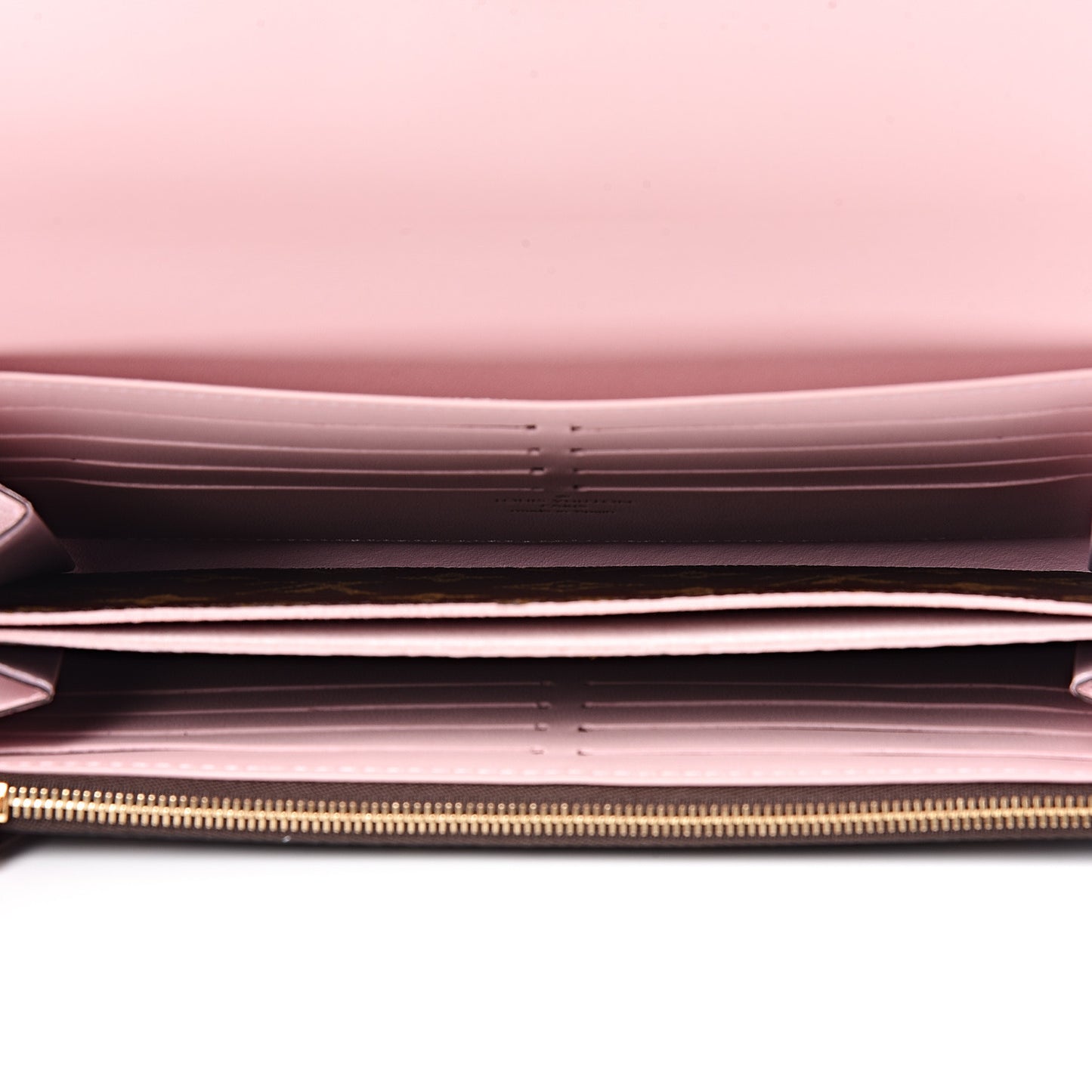 Monogram Flore Wallet Rose Ballerine