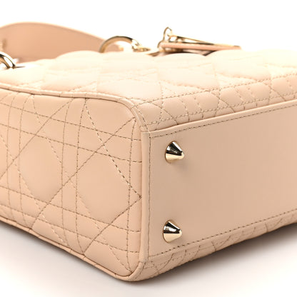 Christian Dior Lambskin Cannage Small My ABCDior Lady Dior Beige 9 of 10