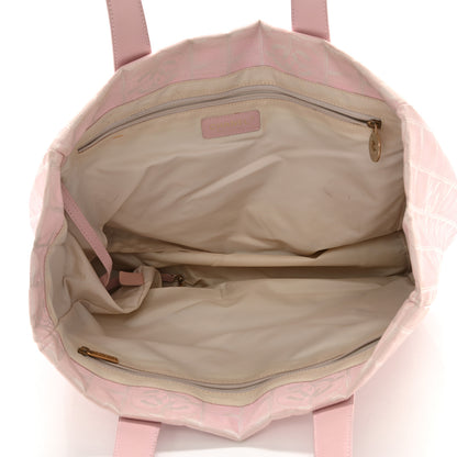 Chanel Nylon Travel Large Tote Pink 5 of 11