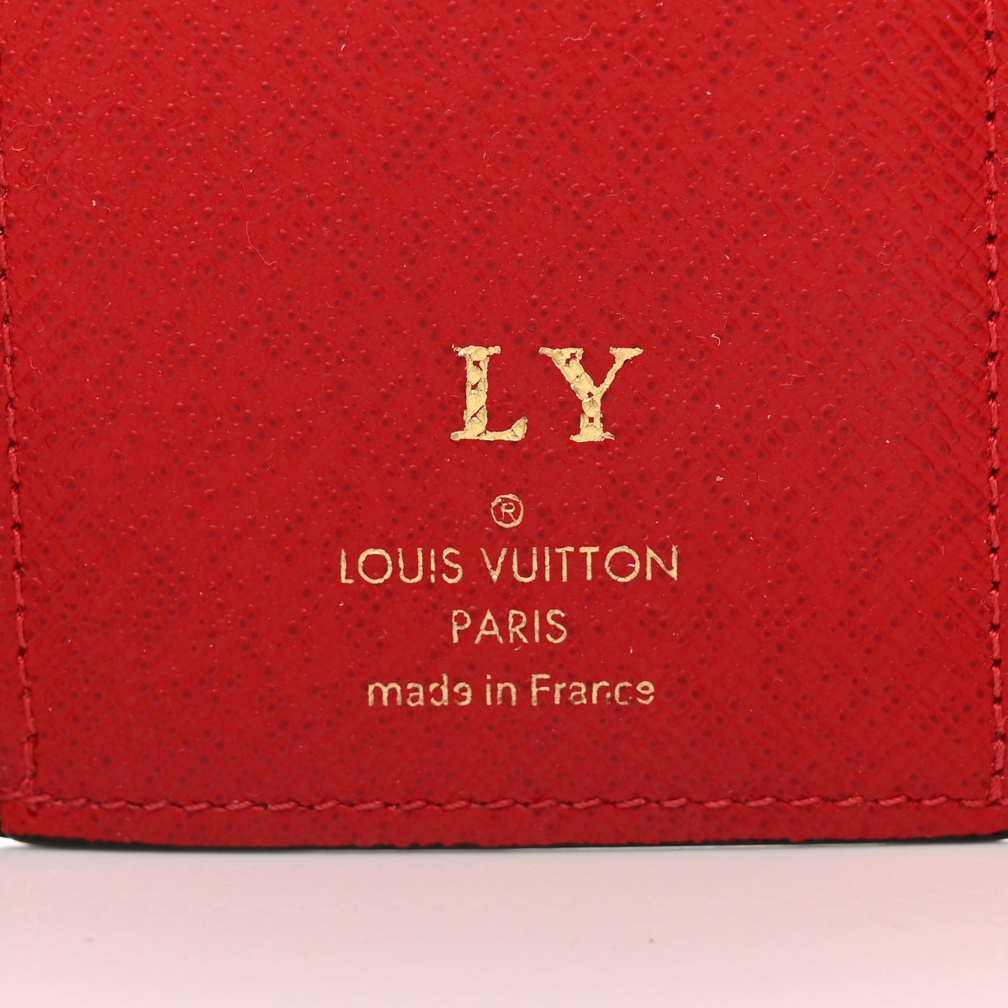 Damier Ebene Victorine Wallet Red