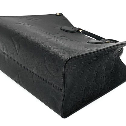 Louis Vuitton Empreinte Monogram Giant Onthego MM Black 9 of 10