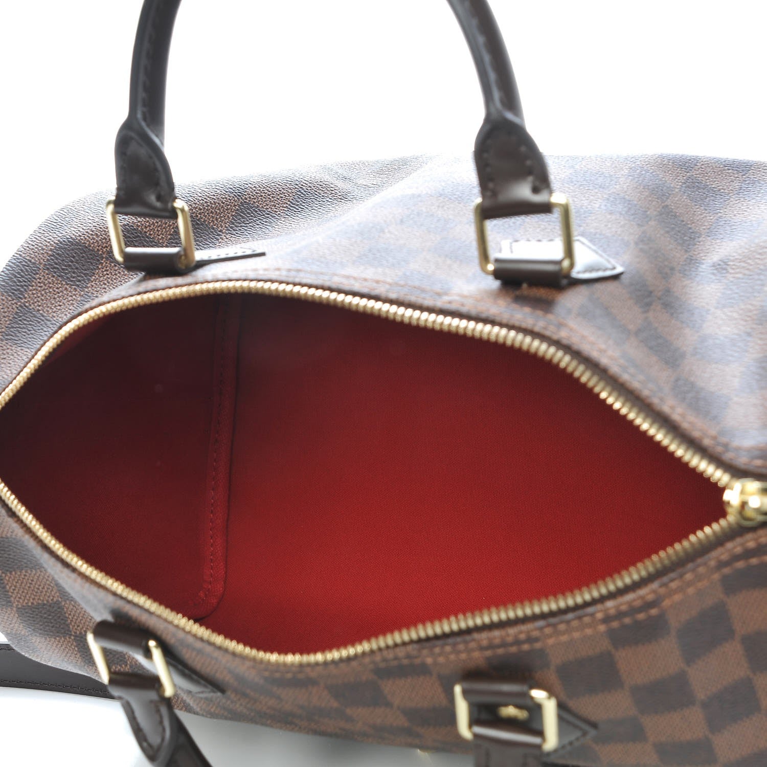 Louis Vuitton Damier Ebene Speedy Bandouliere 30 6 of 10