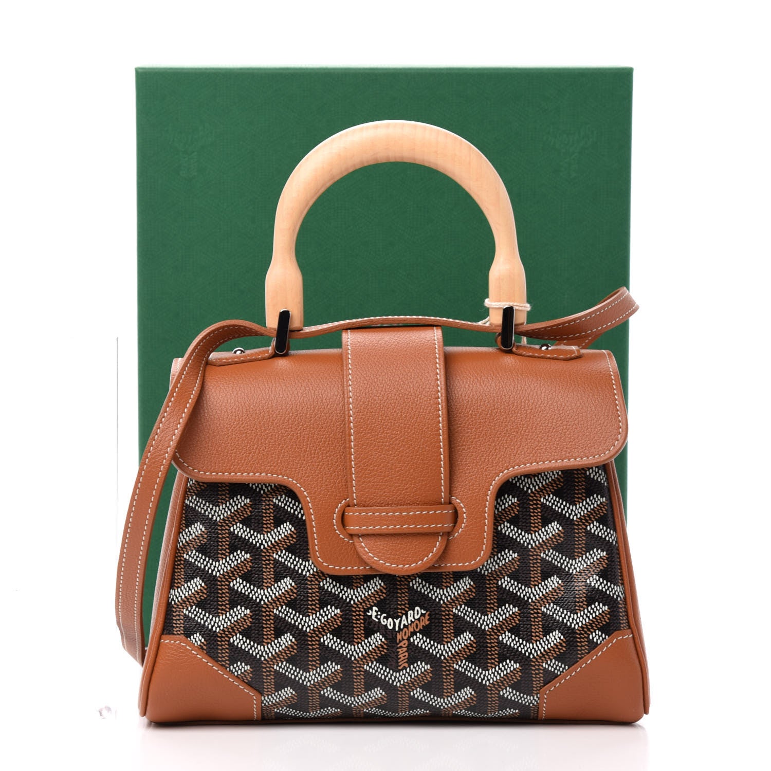 Goyard Goyardine Mini Saigon Black Gold 11 of 11