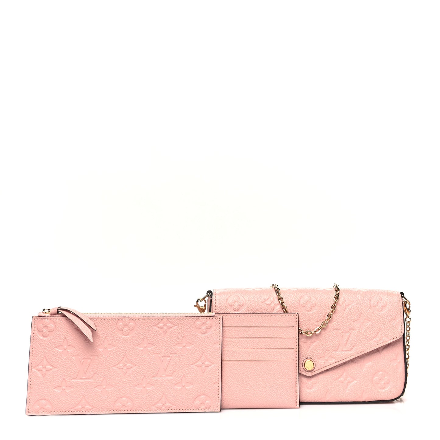 Empreinte Pochette Felicie Chain Wallet Rose Poudre