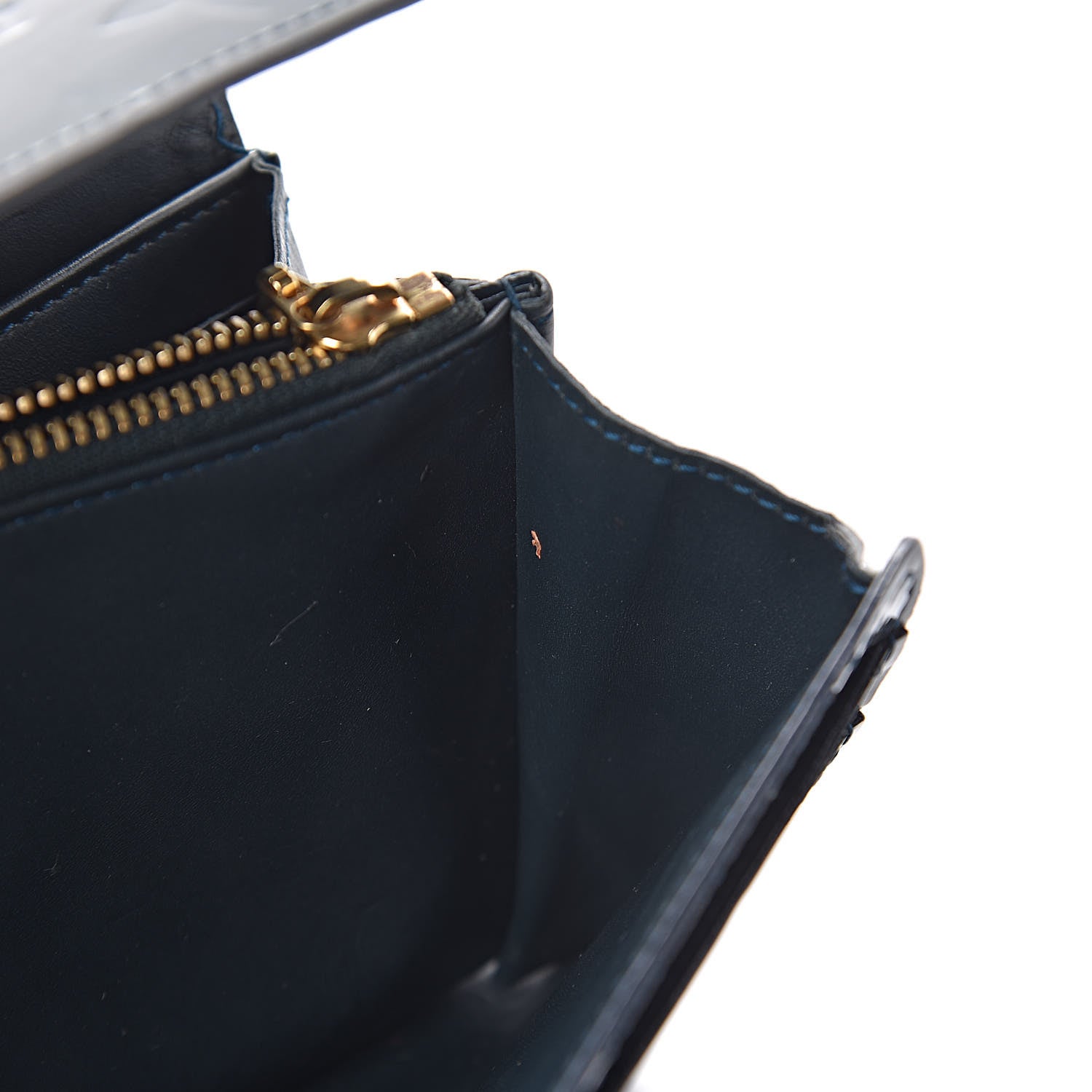 Louis Vuitton Vernis Sarah Wallet Blue Nuit 11 of 11