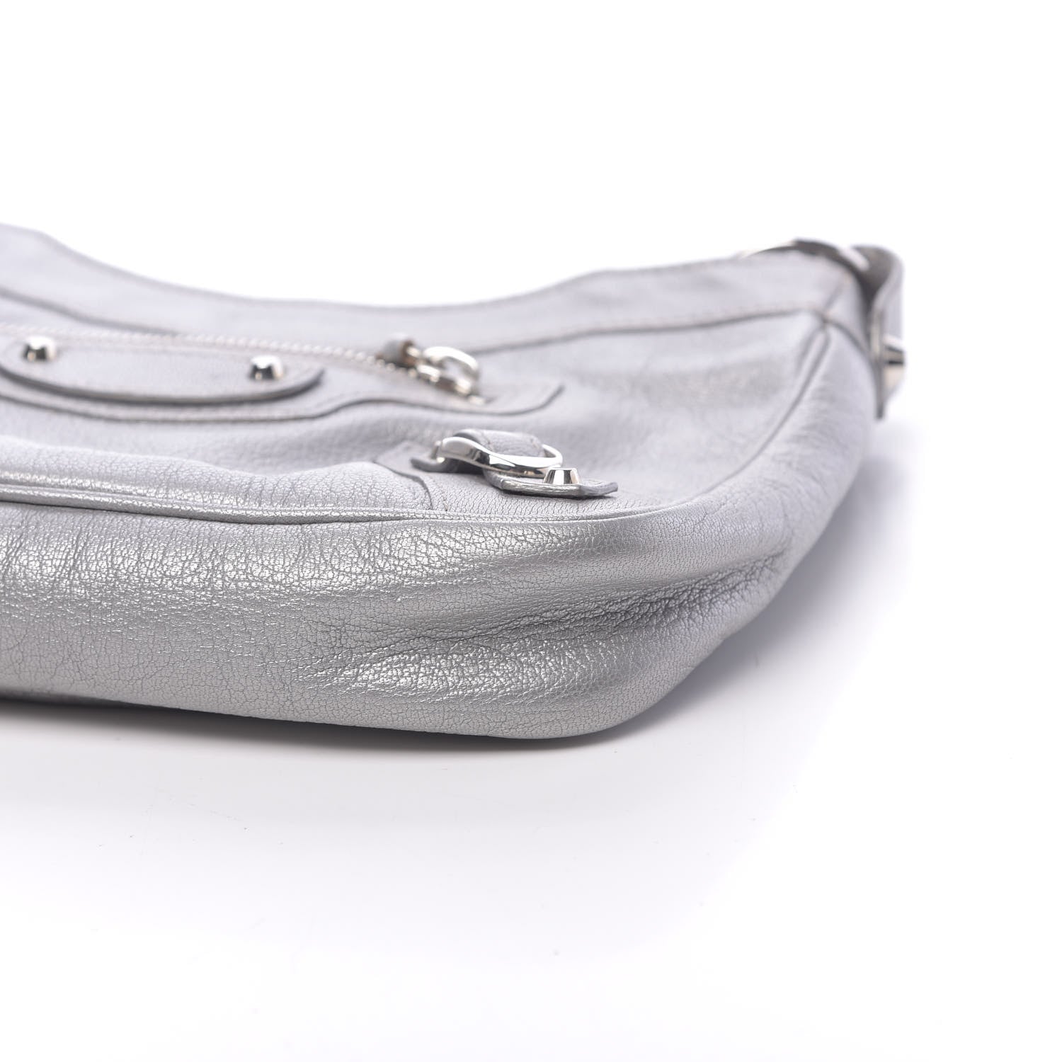 Balenciaga Chevre Classic Silver Hardware Hip Grey 10 of 11
