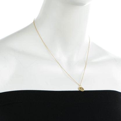 David Yurman 18K Yellow Gold Diamond Initial A Charm Necklace 2 of 6