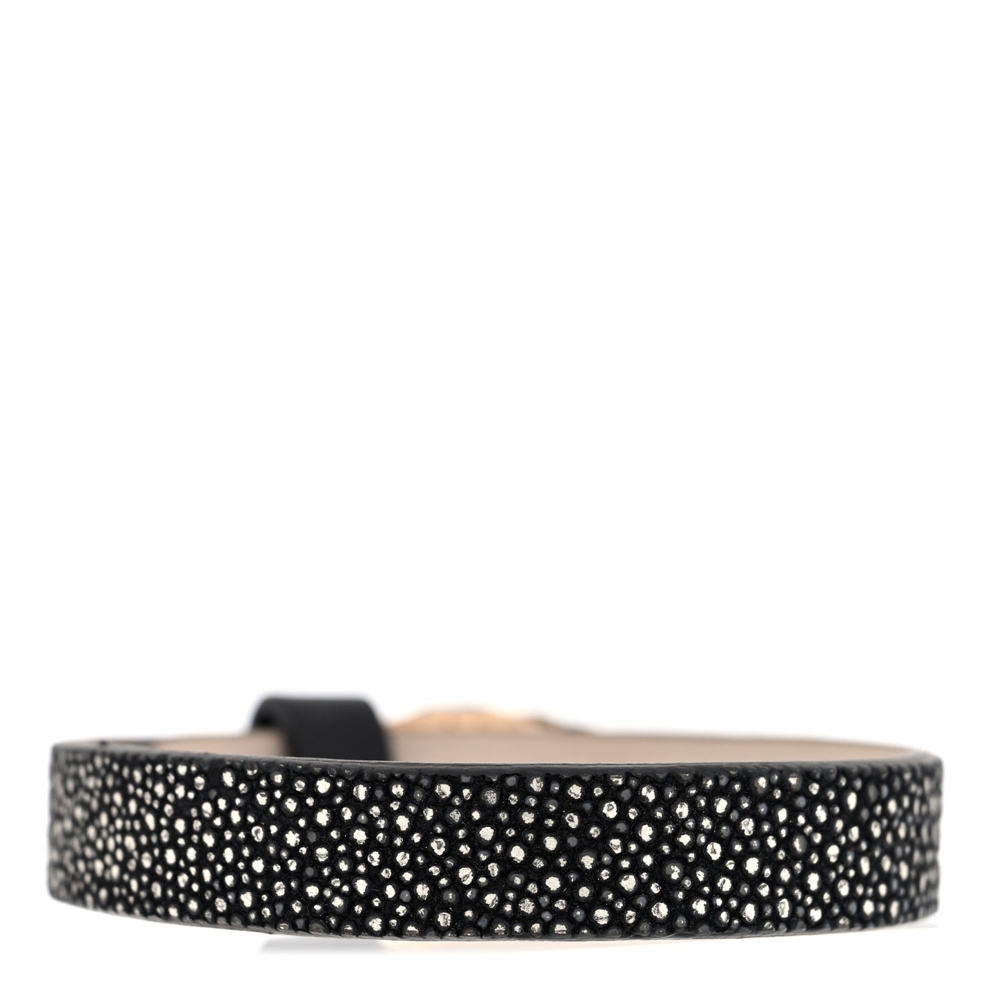 Galuchat Serpenti Forever Bracelet S Black