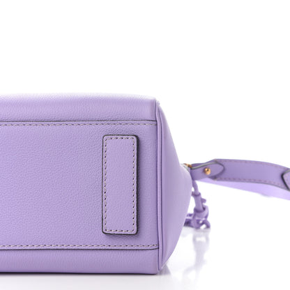 Versace Calfskin Medusa Small Top Handle Handbag Lilac 7 of 7