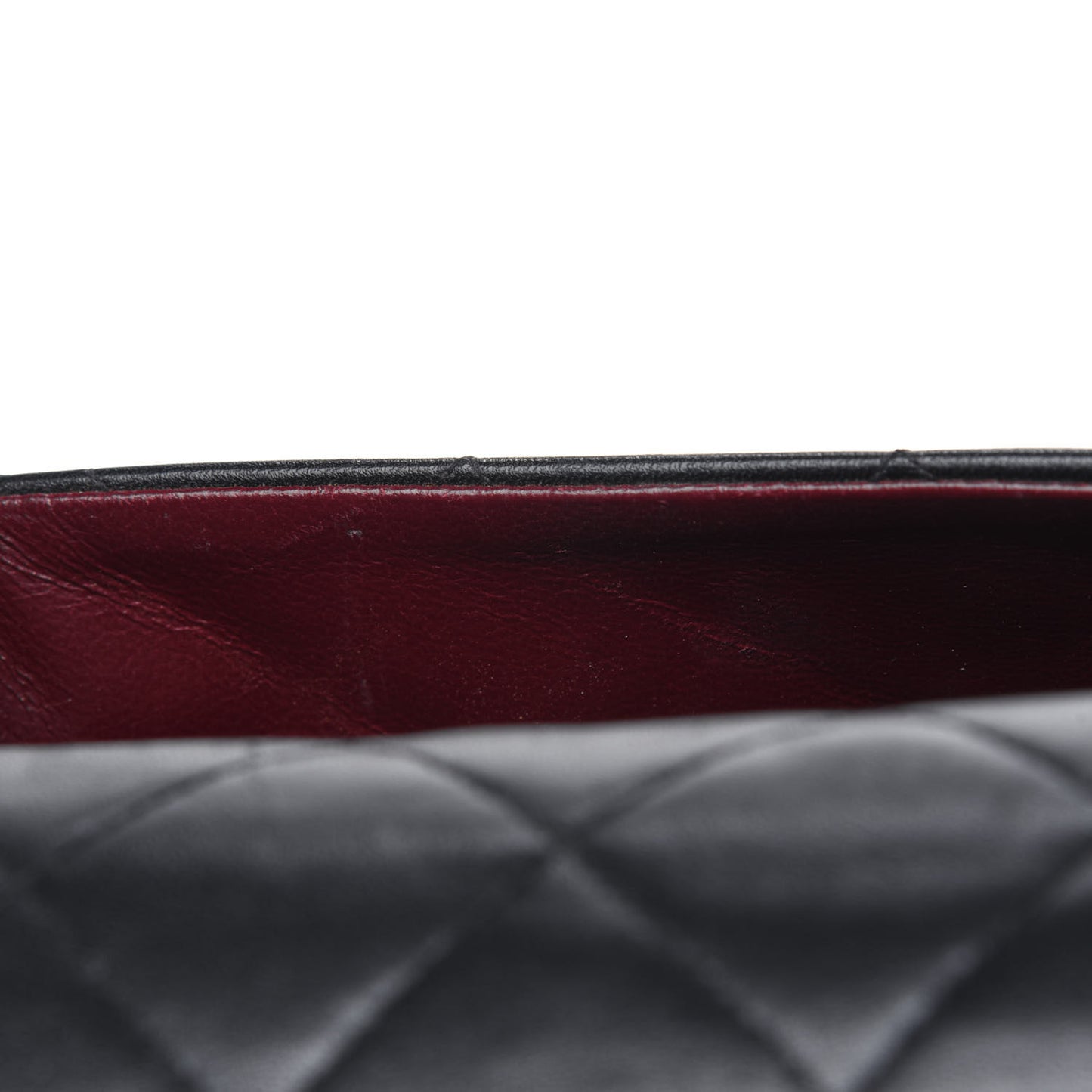 Lambskin Quilted XL Jumbo Single Flap Black