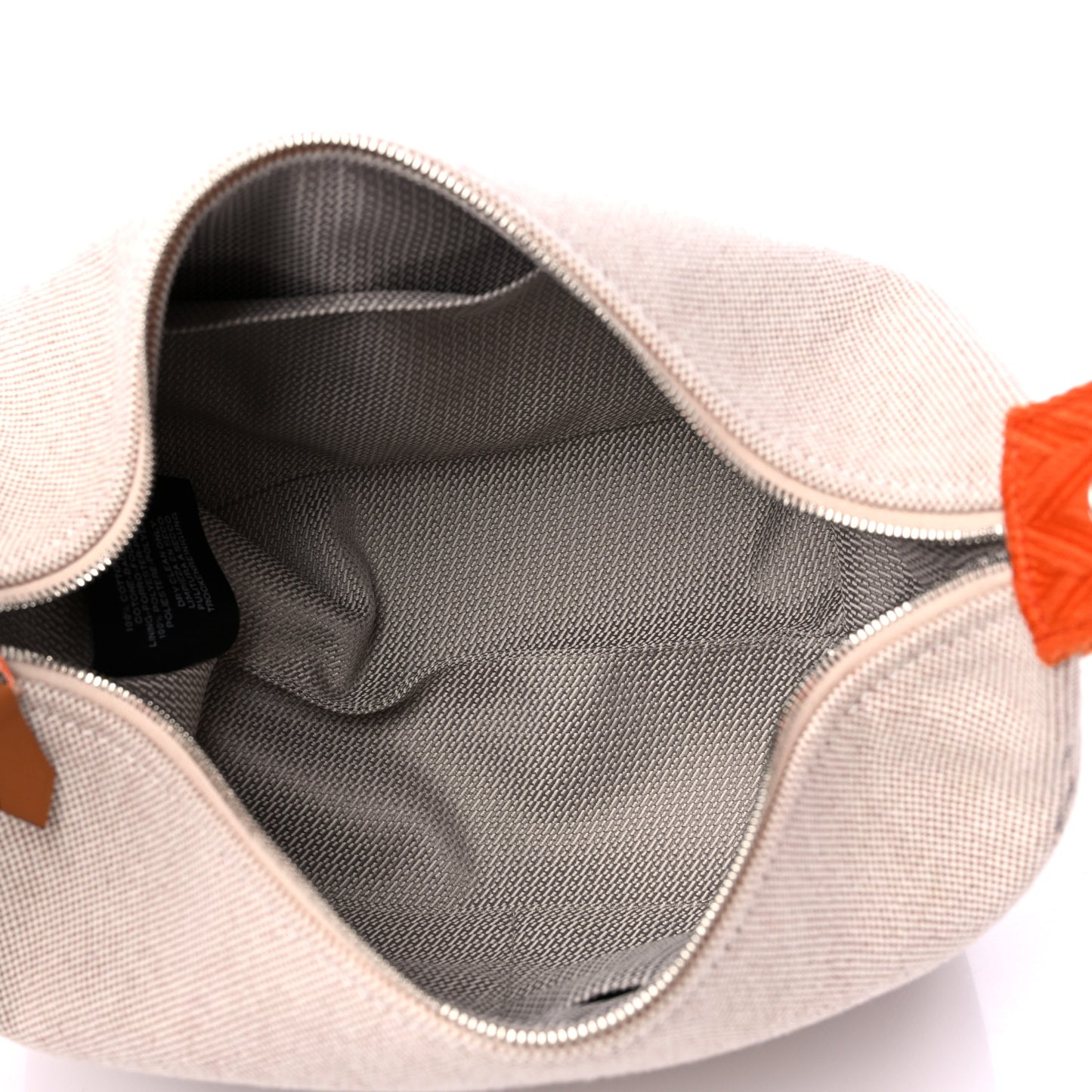 Canvas Small Bride-A-Brac Pouch Natural Orange
