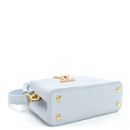 Louis Vuitton LV X TM Taurillon Capucines East West Mini Olympe Blue 4 of 11
