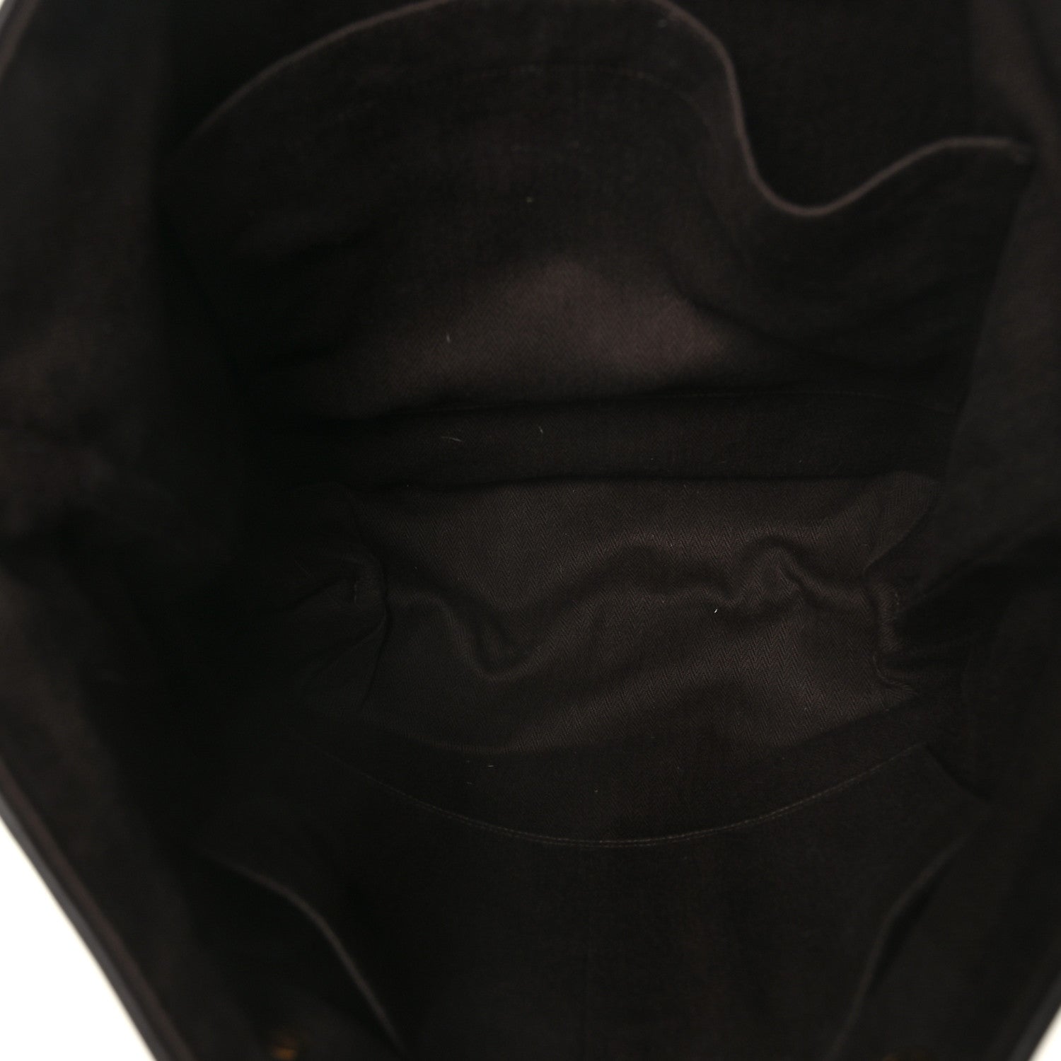 Hermes Chevron Herringbone Canvas Chennai PM Tote 5 of 9