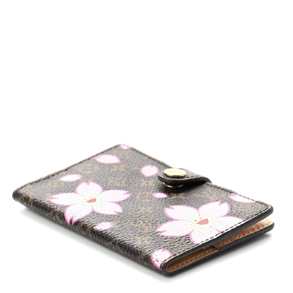 Louis Vuitton Monogram Cherry Blossom Carnet de Bal Mini Agenda Cover Brown 4 of 7