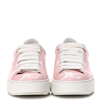 Louis Vuitton Monogram Giant Time Out Sneakers 35 Rose 2 of 11