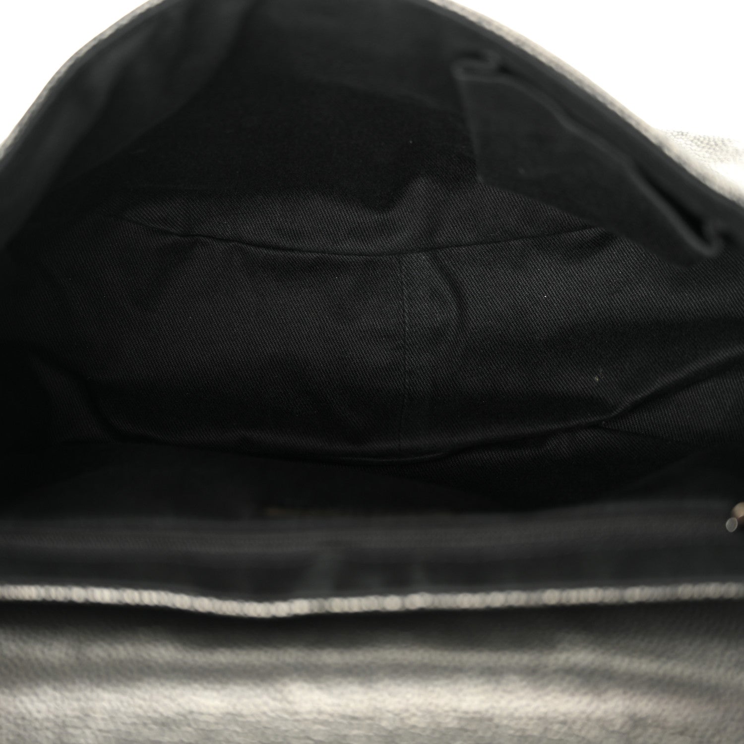 Chanel Caviar Half Moon Large Flap Dark Silver 5 of 10