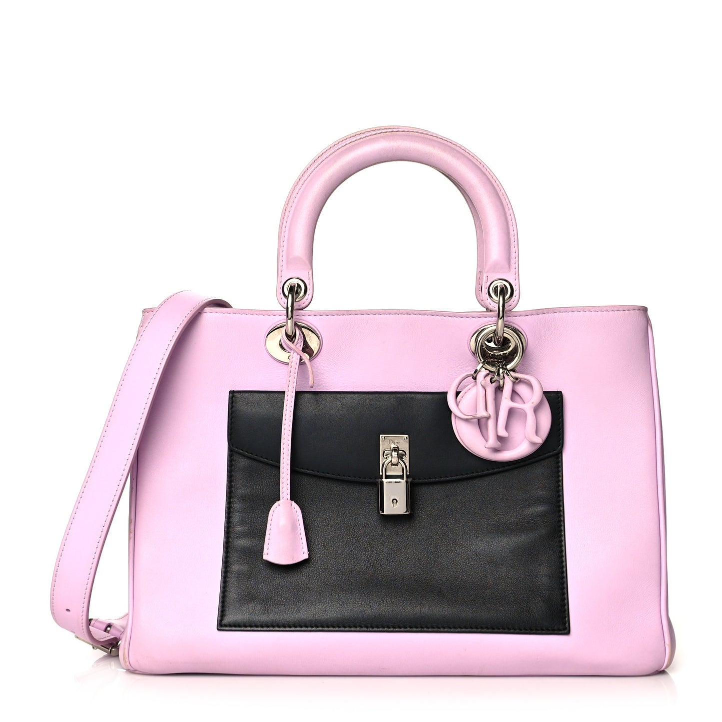 Lambskin Large Lady Dior Pockets Pink