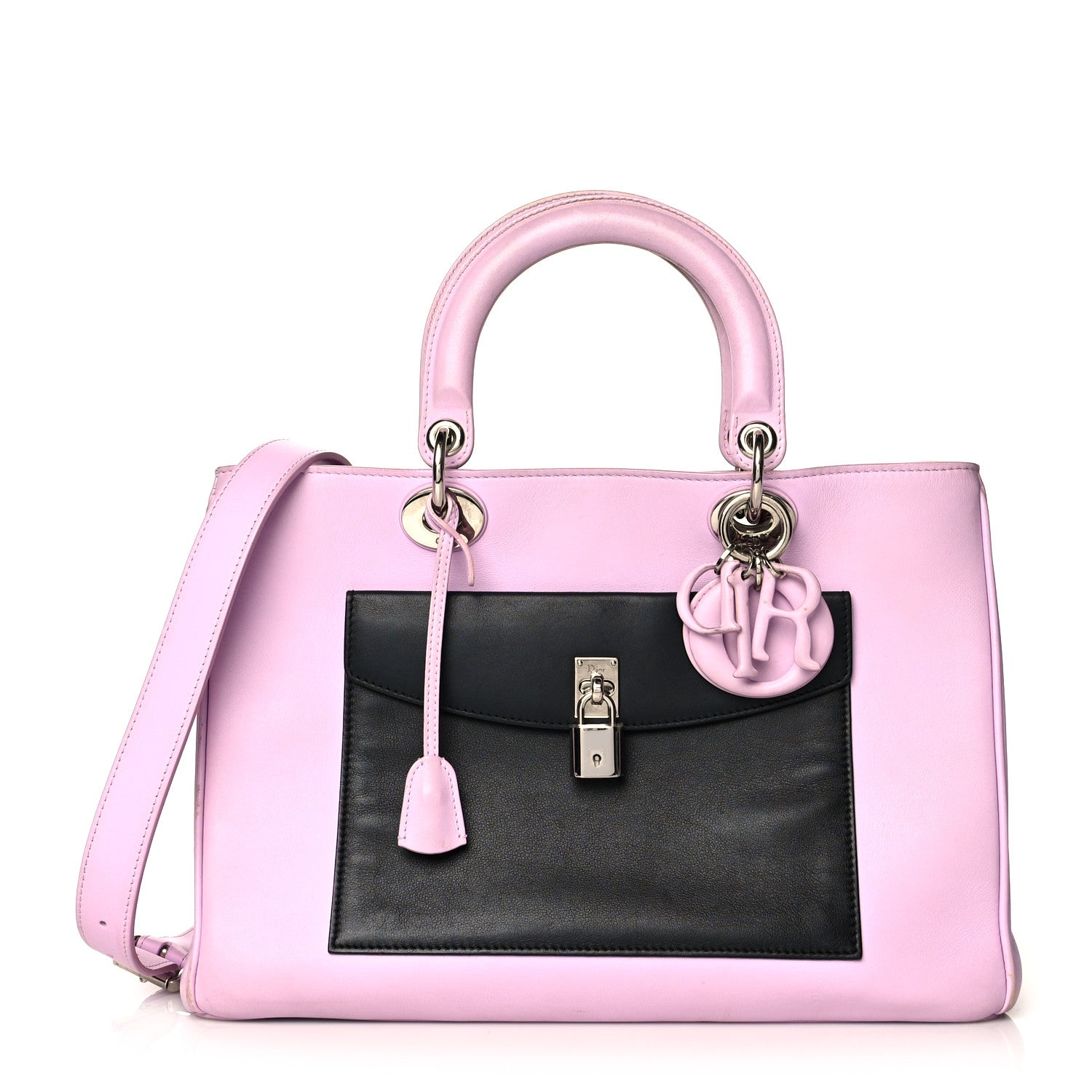 Christian Dior Lambskin Large Lady Dior Pockets Pink 1 of 22