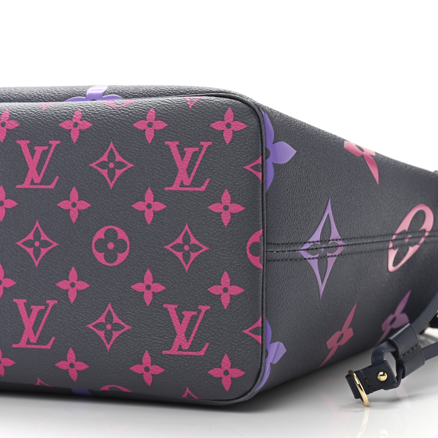 Monogram Giant Spring In The City Neverfull MM Midnight Fuchsia
