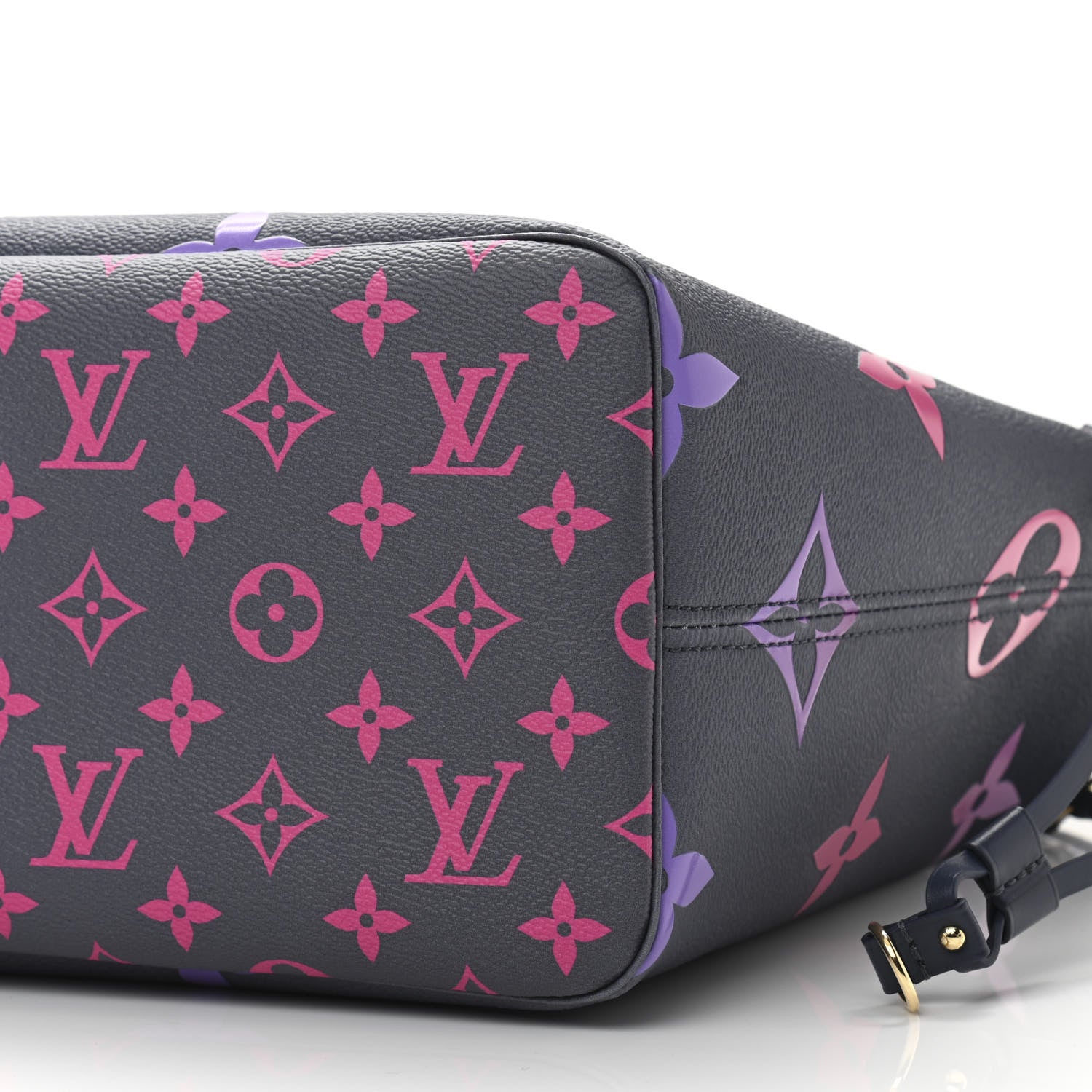 Louis Vuitton Monogram Giant Spring In The City Neverfull MM Midnight Fuchsia 9 of 9