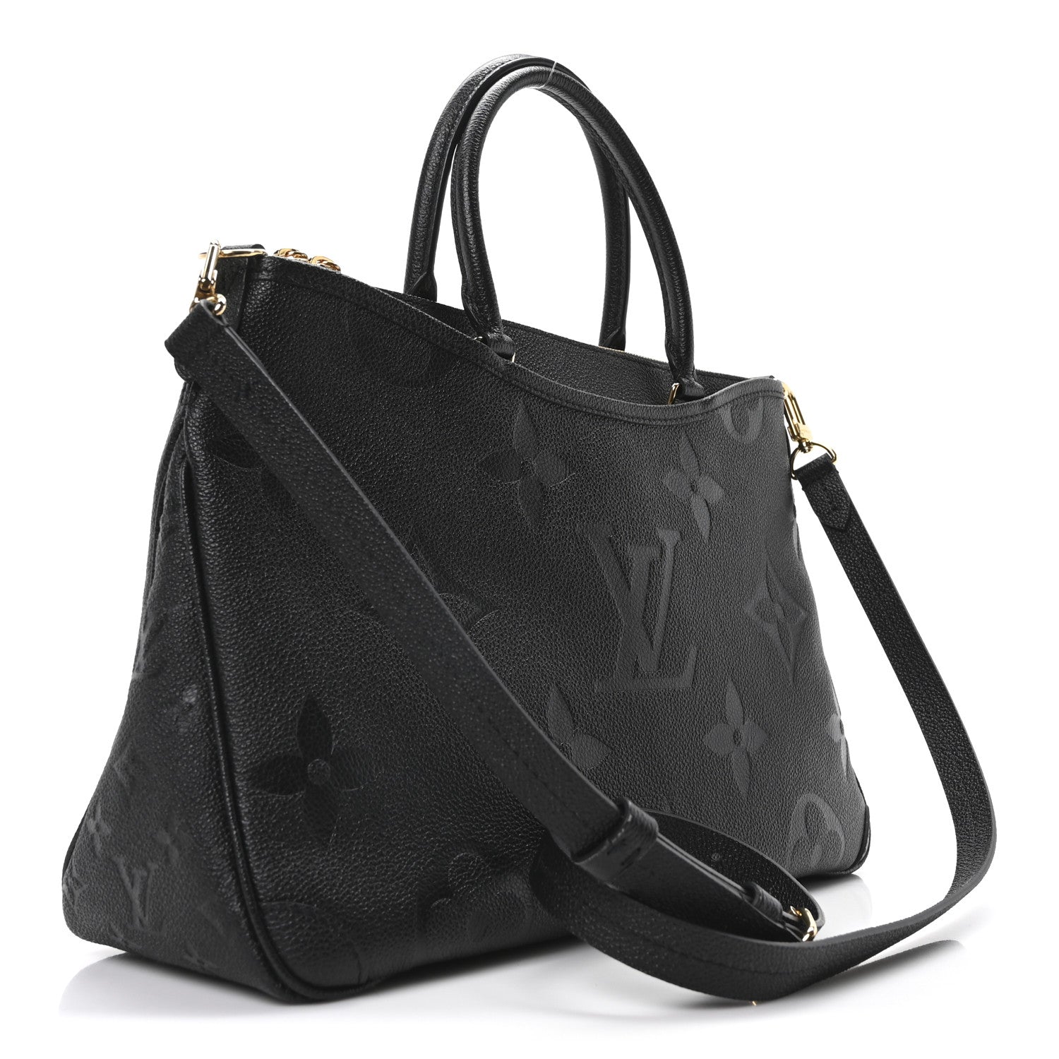 Louis Vuitton Empreinte Monogram Giant Trianon MM Black 3 of 9