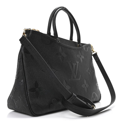 Louis Vuitton Empreinte Monogram Giant Trianon MM Black 3 of 9