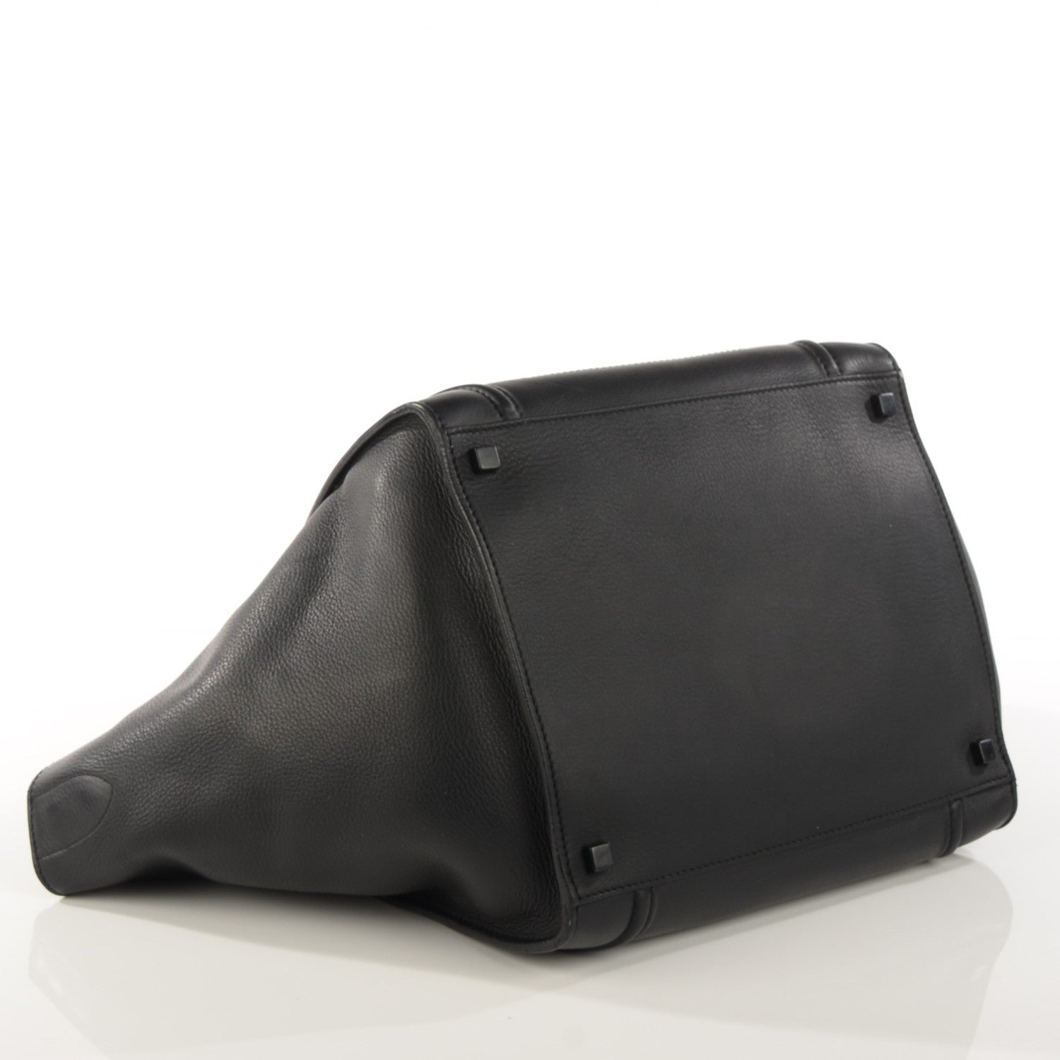 Celine Supple Calfskin Medium Phantom Luggage Black 4 of 16