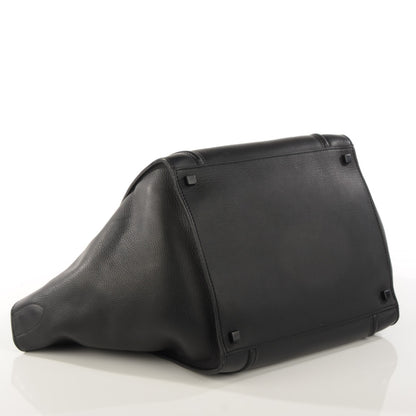 Celine Supple Calfskin Medium Phantom Luggage Black 4 of 16