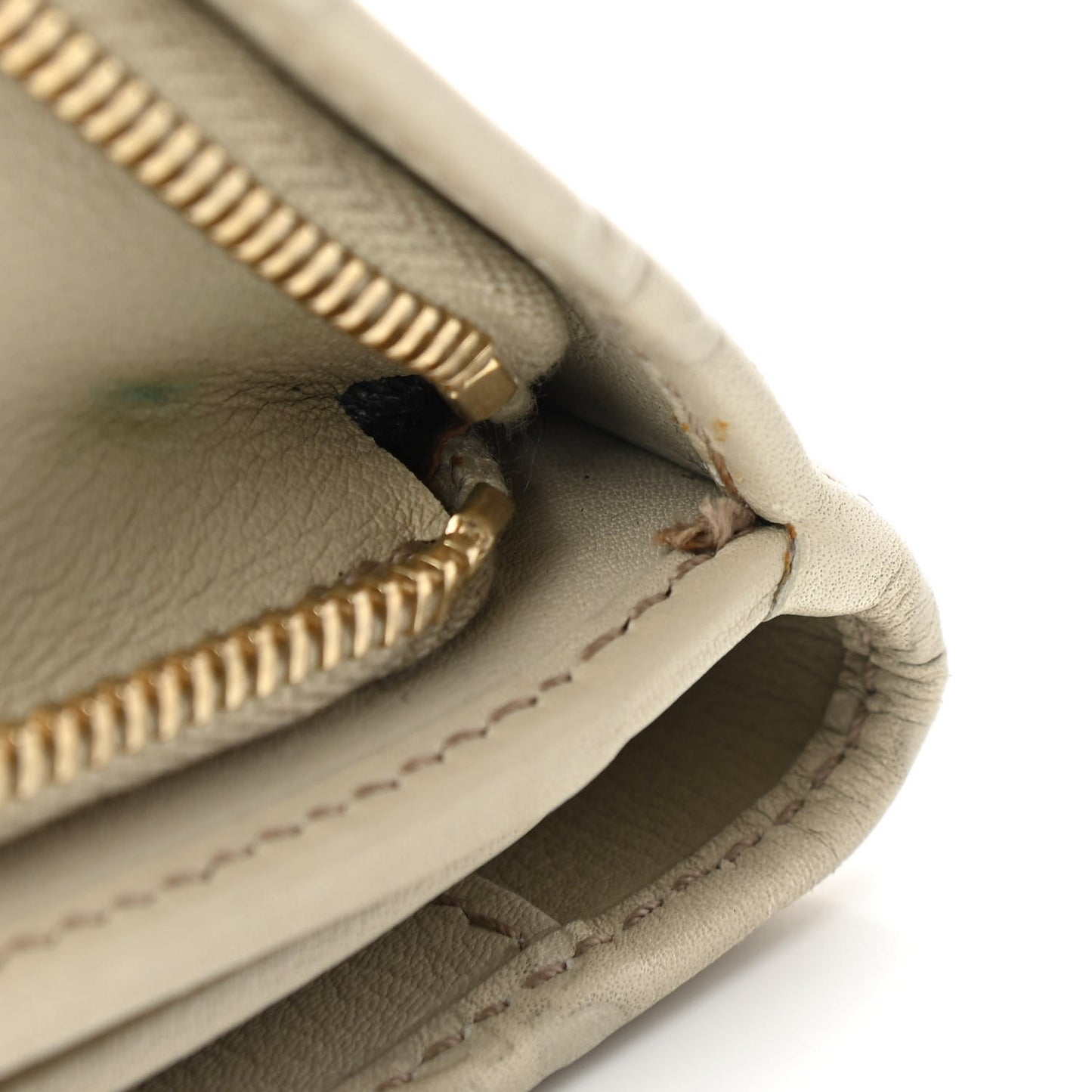 Guccissima Abbey Continental Wallet Off White
