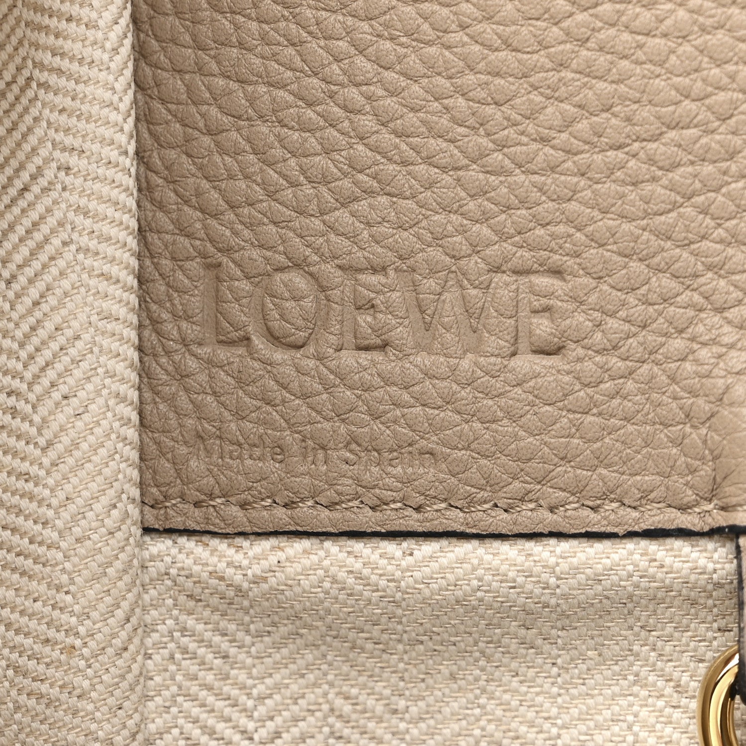 Loewe Calfskin Medium Hammock Shoulder Bag Sand Mink 6 of 11