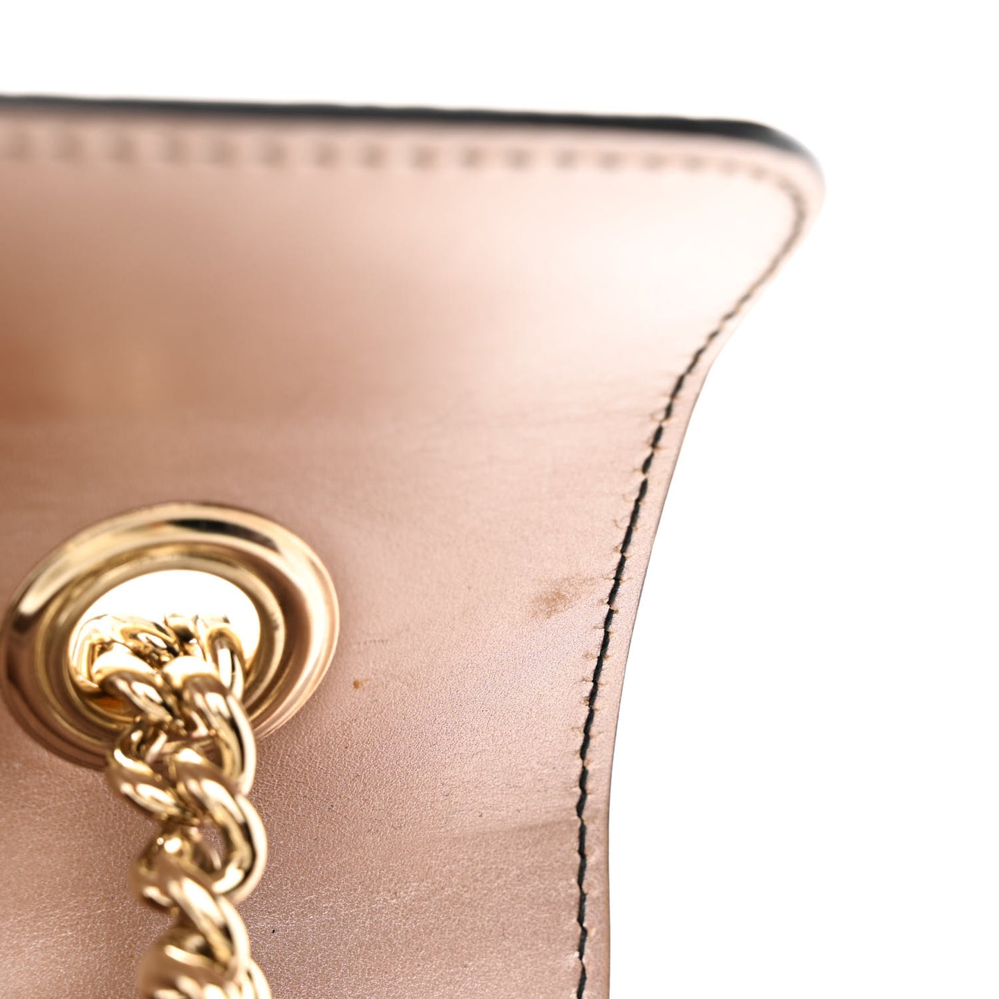 Shine Guccissima Medium Emily Chain Shoulder Bag Dark Cipria
