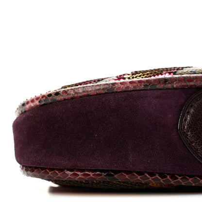 Louis Vuitton Monogram Sequins Savage Cub Clutch Rose 9 of 13