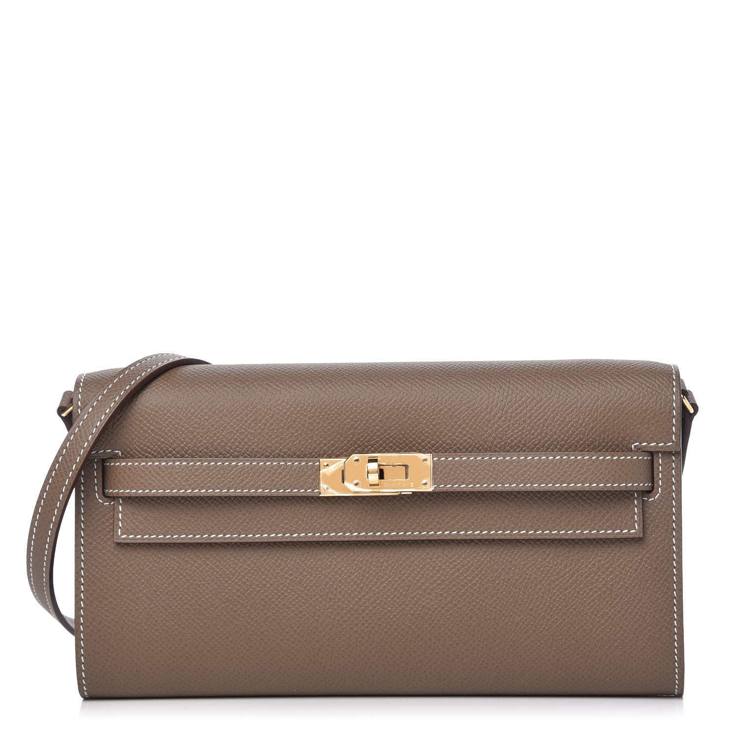 Hermes Epsom Kelly Wallet To Go Etoupe 1 of 10