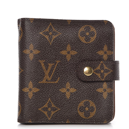 Louis Vuitton Monogram Compact Zippe Zipped Wallet 1 of 9