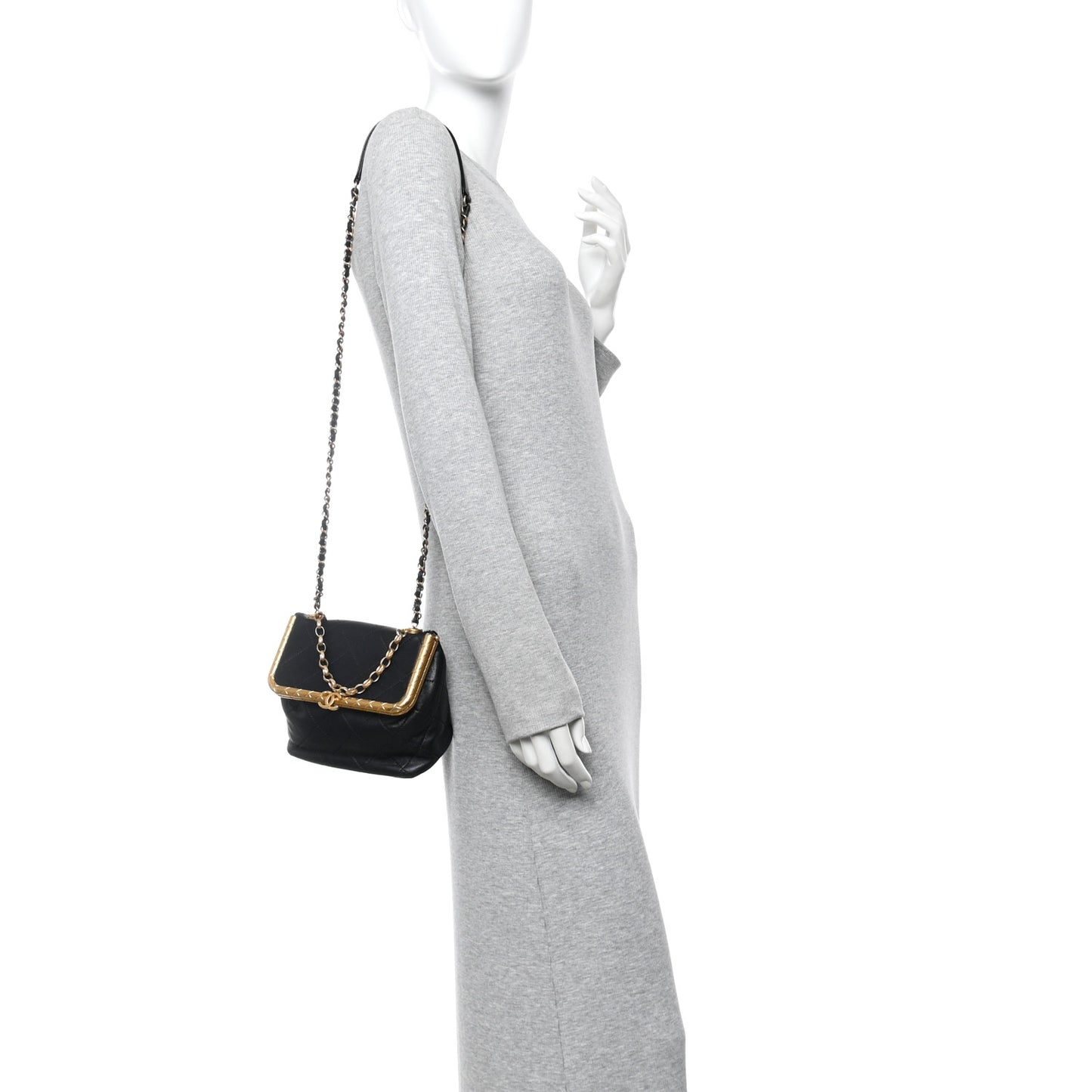 Lambskin Quilted My Crush Bag Black