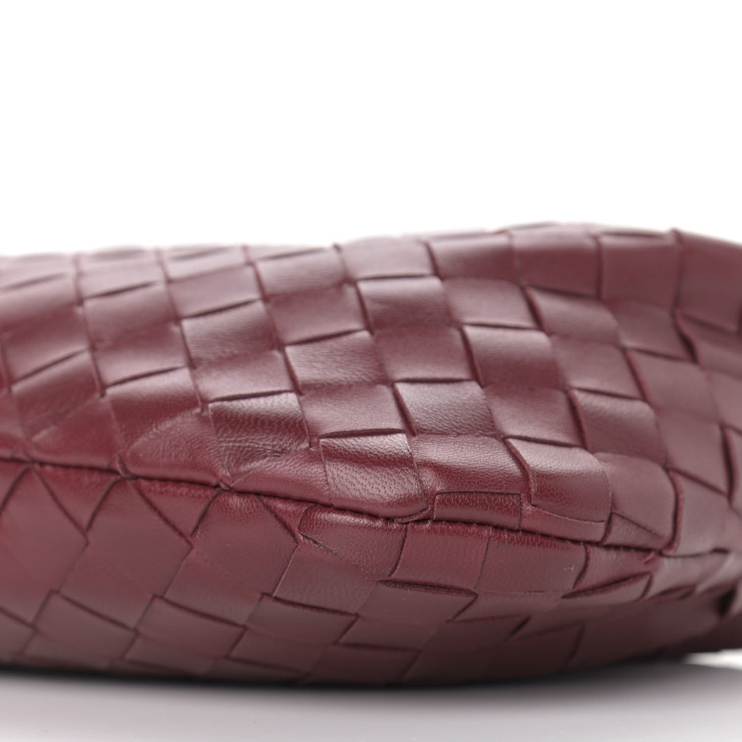 Nappa Intrecciato Mini Jodie Burgundy