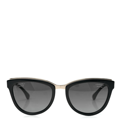 Chanel Lambskin Chain Sunglasses 5361-Q Black 2 of 8