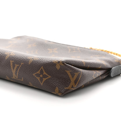 Louis Vuitton Monogram Pallas Clutch Black 9 of 11
