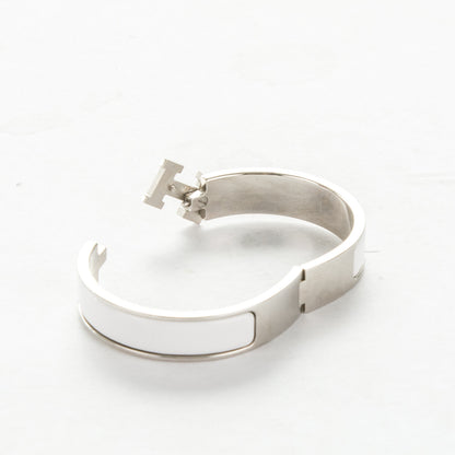 Hermes Enamel Narrow Clic Clac H Bracelet PM White 4 of 4