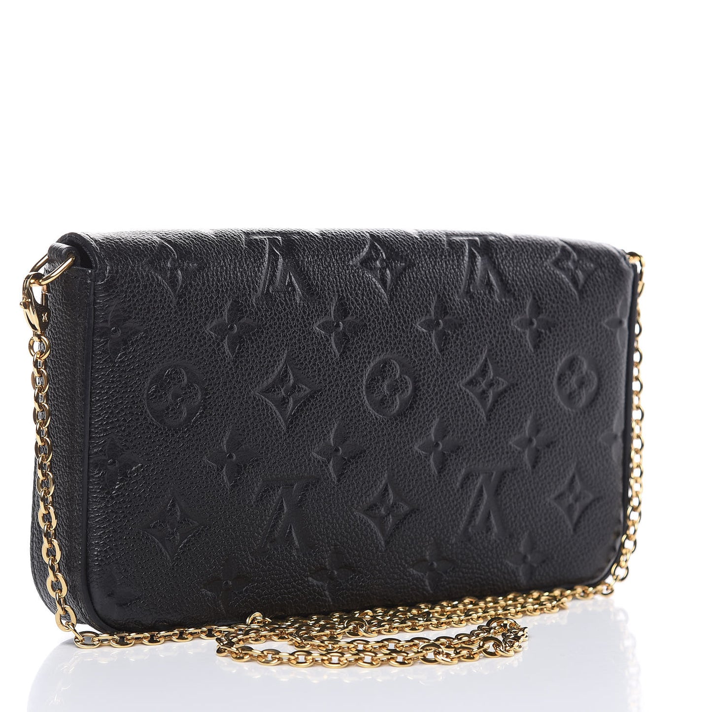 Empreinte Pochette Felicie Chain Wallet Black
