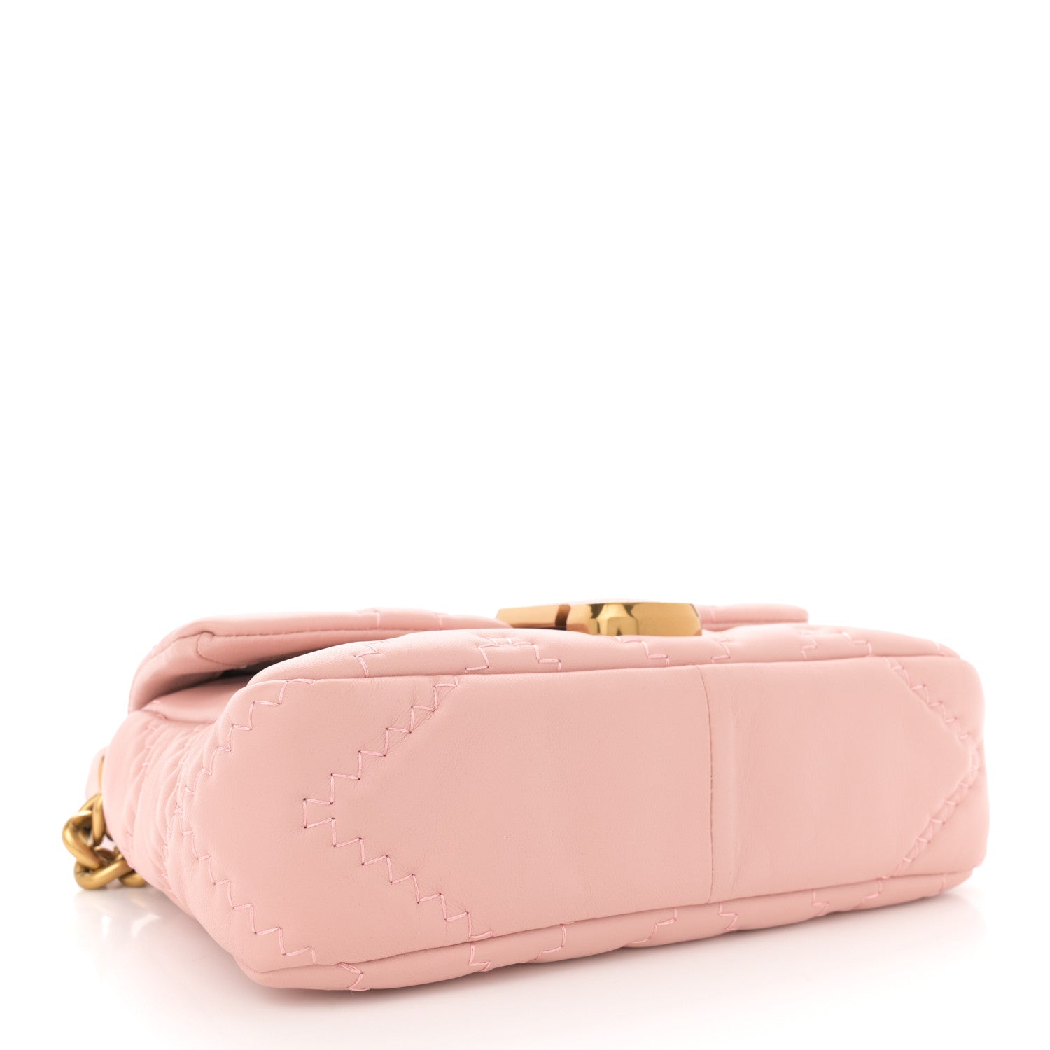 Marc Jacobs Lambskin Quilted Medium J Marc Shoulder Bag Rose 4 of 11