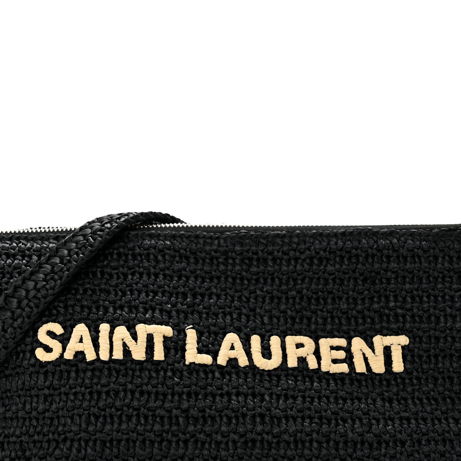 Saint Laurent Raffia Le Crossbody Black 8 of 10