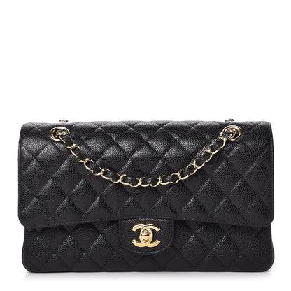 Chanel Caviar Quilted Medium Double Flap Black 1 of 10