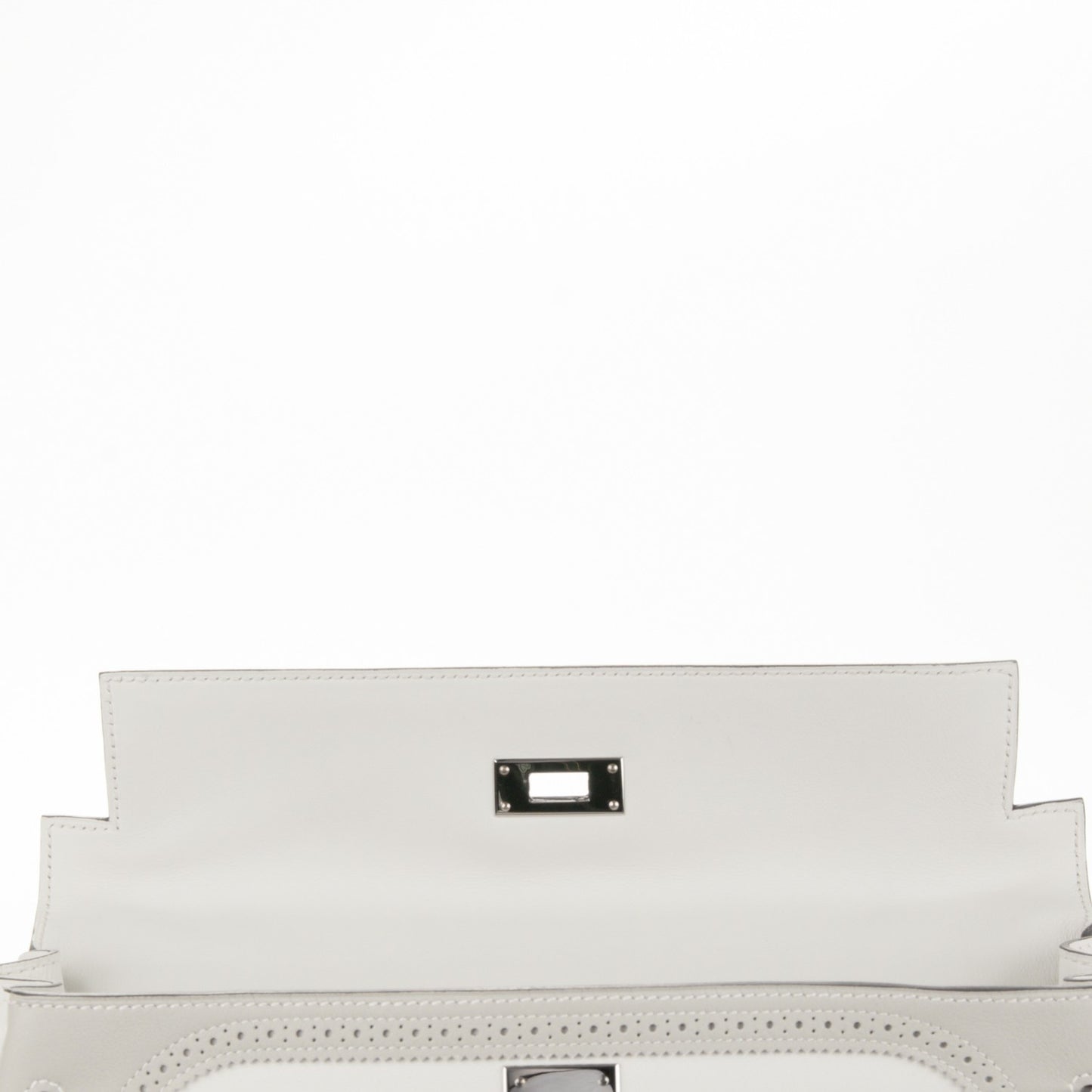 Togo Swift Ghillies Kelly 32 White Gris Perle