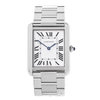 Cartier Stainless Steel 27mm Tank Solo Quartz Watch 1 of 11