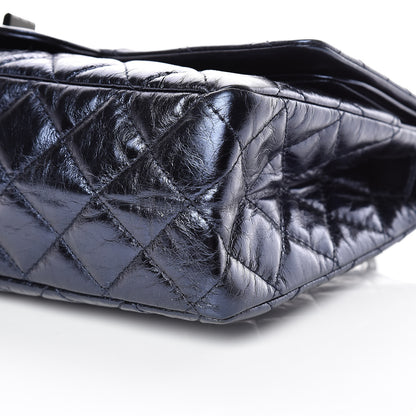 Chanel Metallic Aged Calfskin Quilted 2.55 Reissue 227 Flap Blue 7 of 11