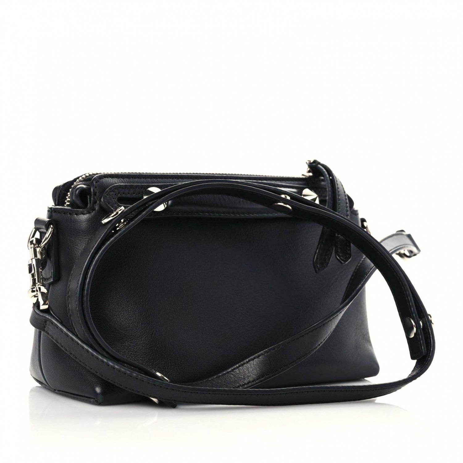 Fendi Vitello Dolce Mini By The Way Boston Bag Black 3 of 16