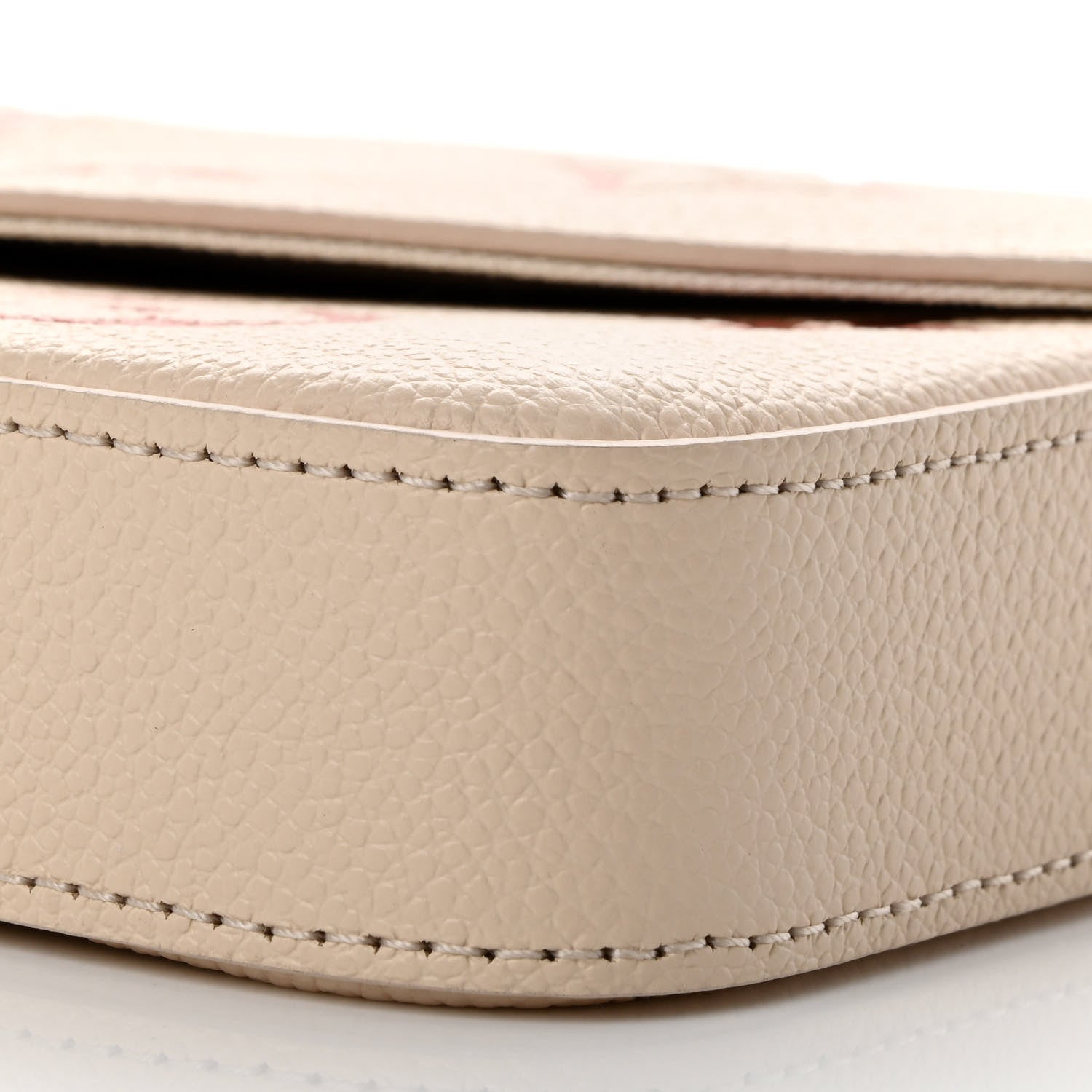 Louis Vuitton Empreinte Monogram Giant By The Pool Felicie Pochette Chain Wallet Creme Rose Trianon 10 of 11