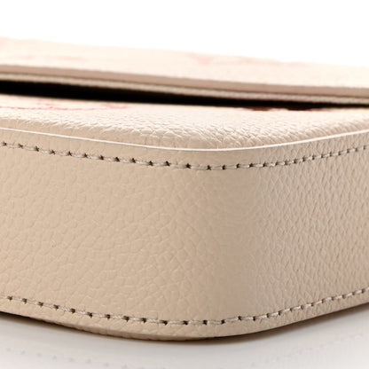 Louis Vuitton Empreinte Monogram Giant By The Pool Felicie Pochette Chain Wallet Creme Rose Trianon 10 of 11