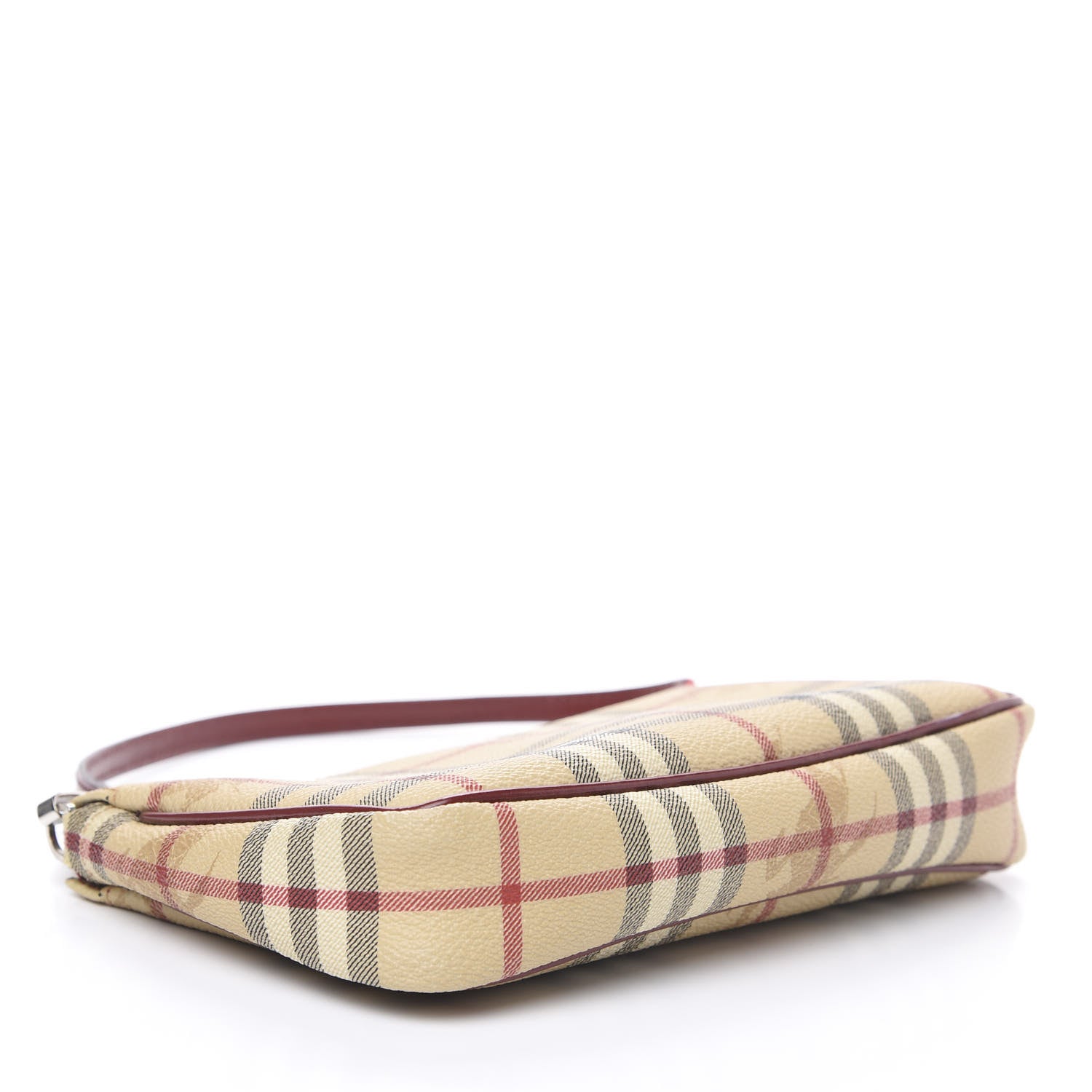 Burberry Haymarket Check Pochette Military Red 3 of 8